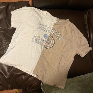 hollister cropped tee